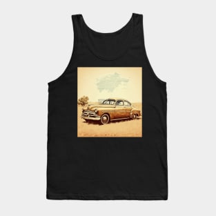 Vintage Car retro 70s Tank Top